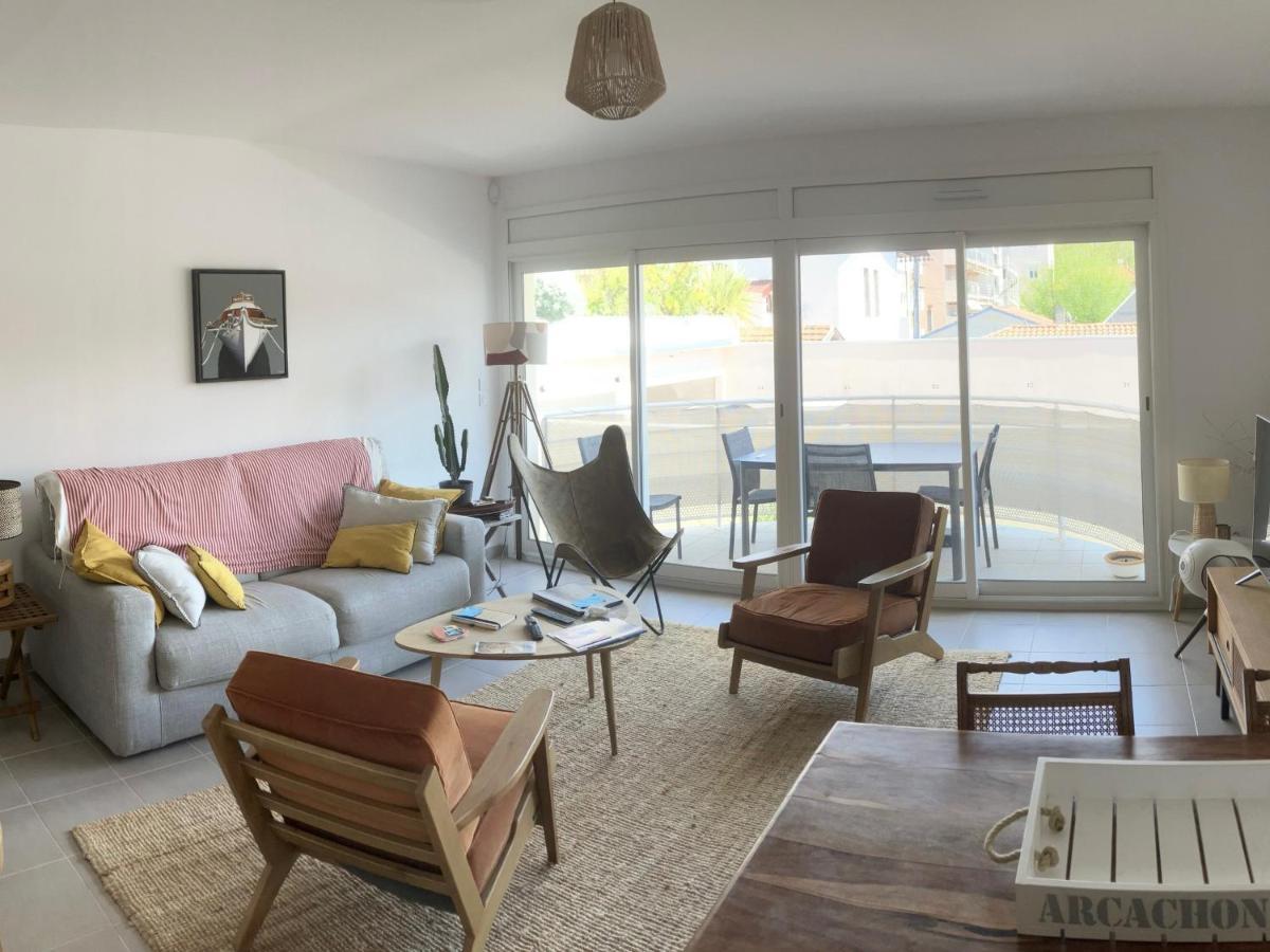 T3 En Centre D'Arcachon, 2 Min Plage, 5 Min Gare, Balcon, Parking Securise, Wifi, Menage Inclus - Fr-1-374-193 Екстериор снимка